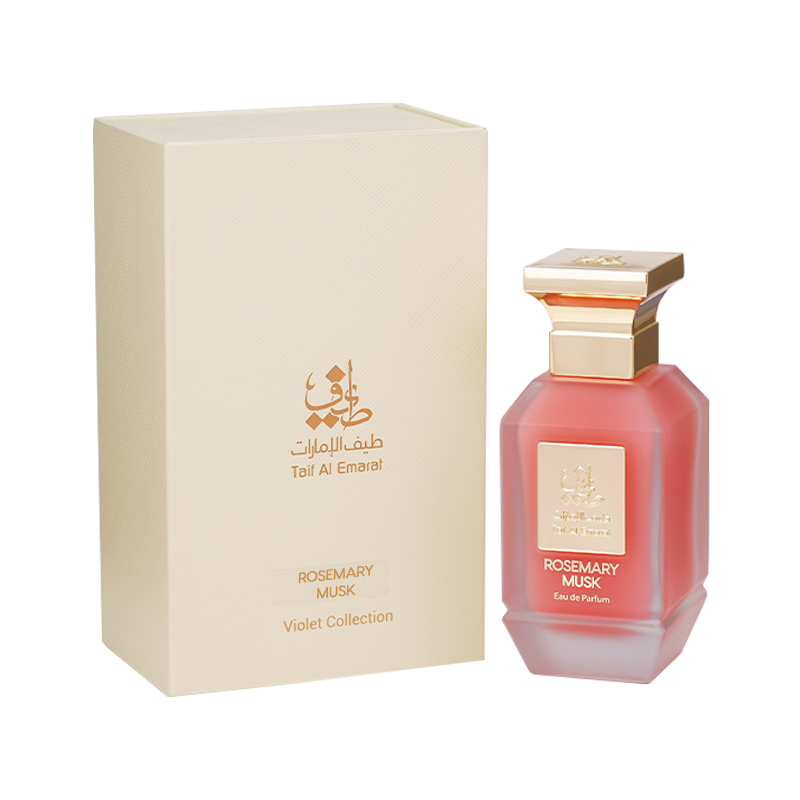 Rosemary Musk perfume bottle by Taif Al Emarat, white musk and rosemary notes